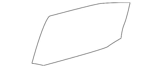 68103-50220 Деталь MOVEABLE GLASS, RIGHT