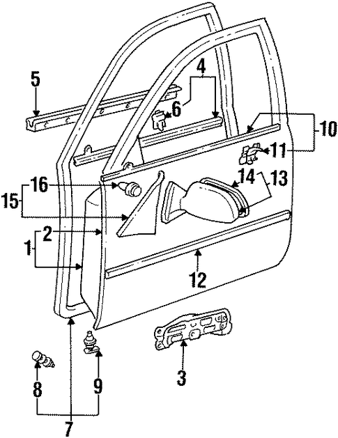 Corolla DOOR & COMPONENTS 2