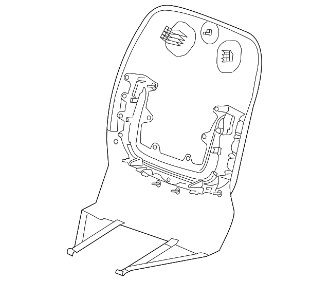 22794577 Деталь SEAT BACK PANEL