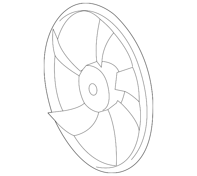 16361-50120 Деталь FAN BLADE, LEFT