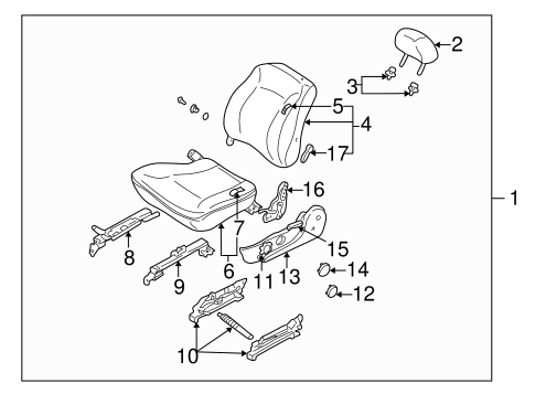Spectra FRONT SEAT COMPONENTS 4