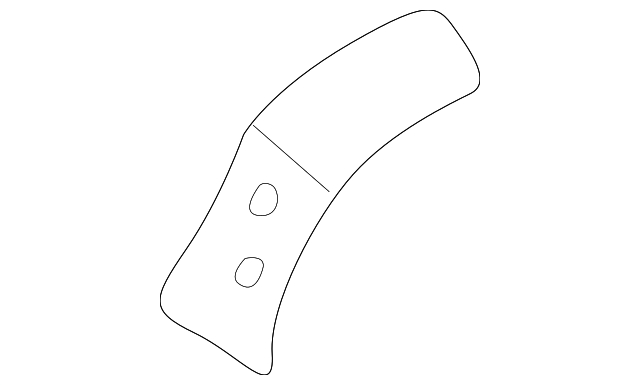 0K2DJ-88181B96 Деталь SEAT BACK COVER, LEFT