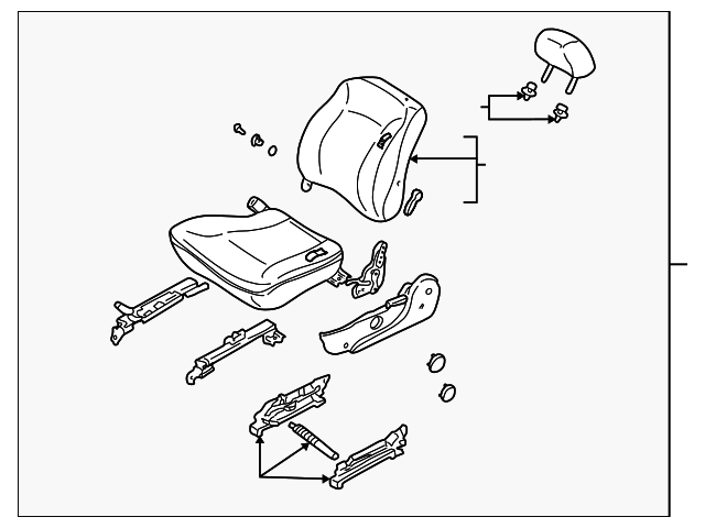 0K2DJ-57150E96 Деталь SEAT ASSY, LEFT