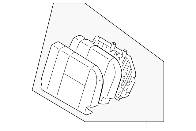 79350-60520-E0 Деталь SEAT BACK ASSY, LEFT