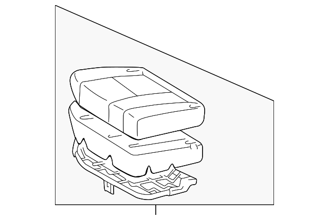 79320-60640-B0 Деталь SEAT CUSHION, RIGHT