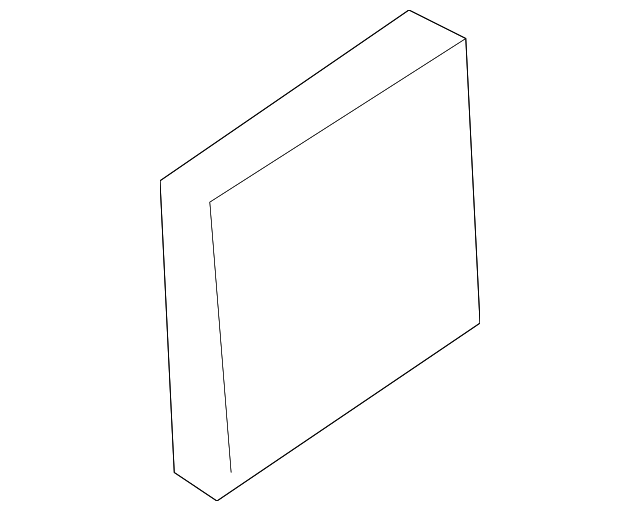 83318CG000 Деталь QUARTER GLASS FASTENER, LEFT