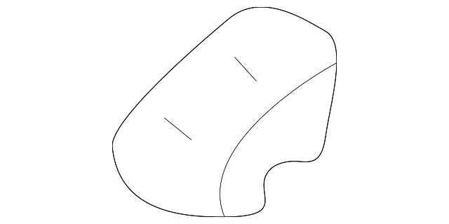 12372559 Деталь VISOR SUPPORT, LEFT