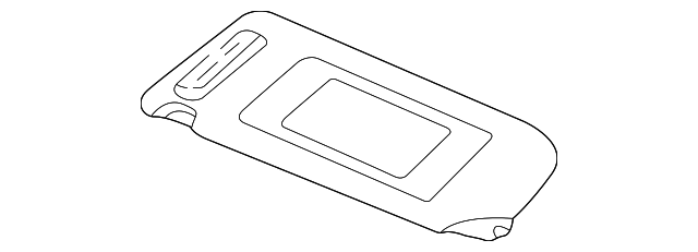 12373804 Деталь VISOR, RIGHT