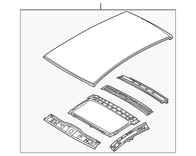 96958785 Деталь ROOF PANEL