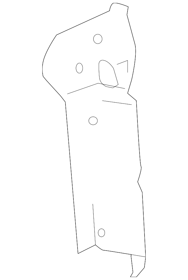 1412186Z01 Деталь HEAT SHIELD, LEFT