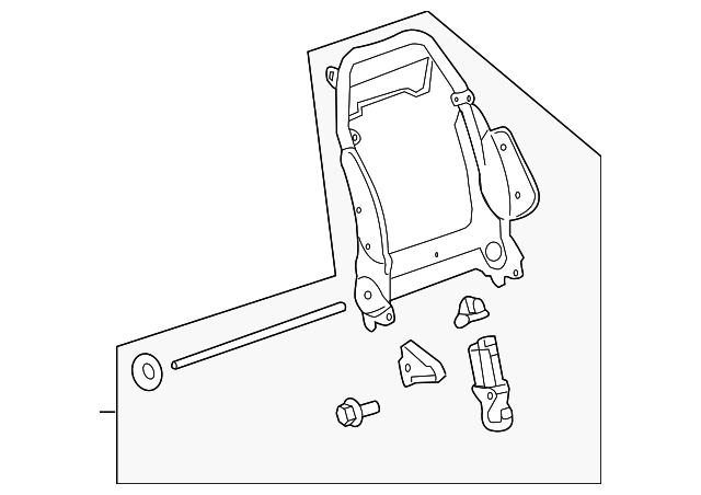 20929306 Деталь SEAT BACK FRAME