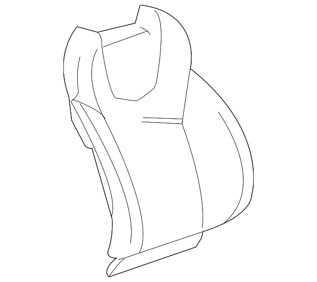 22788006 Деталь SEAT BACK COVER