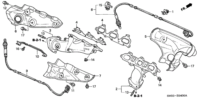 NSX EXHAUST MANIFOLD (1)