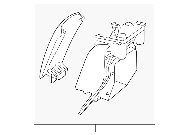222-840-11-78-5E75 Деталь UPPER CONSOLE