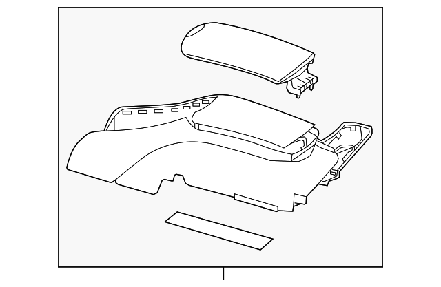 222-840-13-78-8S17 Деталь LOWER CONSOLE