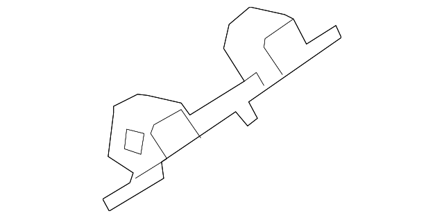 222-840-00-14 Деталь LOWER CONSOLE MOUNT BRACKET