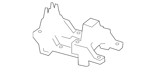 222-840-00-16 Деталь LOWER CONSOLE REINFORCEMENT