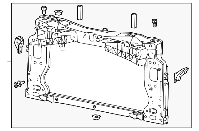 68214629AB Деталь RADIATOR SUPPORT