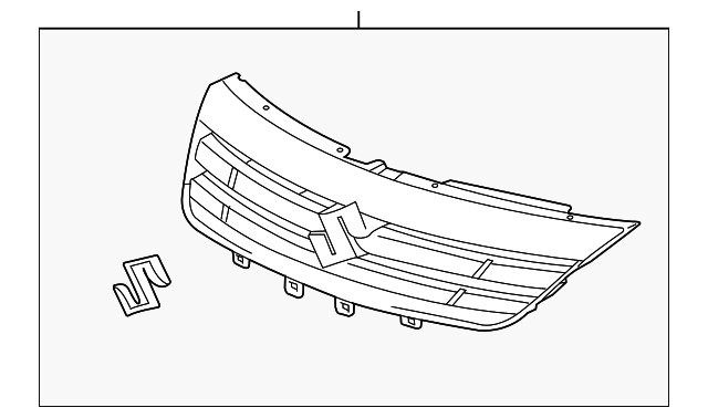 7174078J00 Деталь GRILLE
