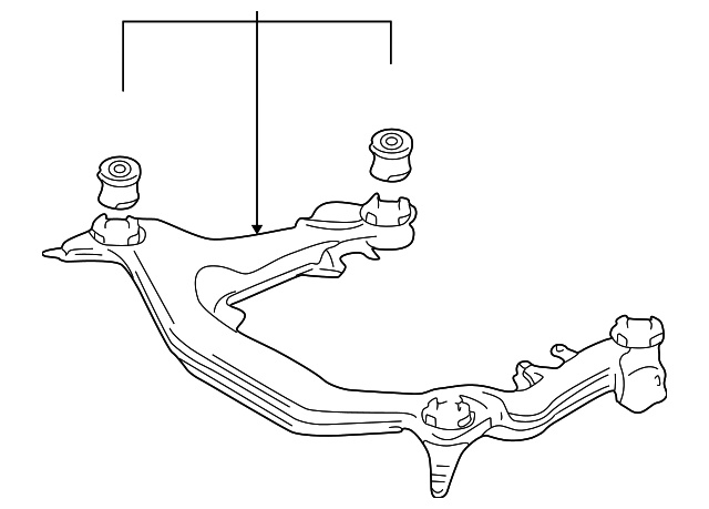 8E0-399-313-BP Деталь ENGINE CRADLE