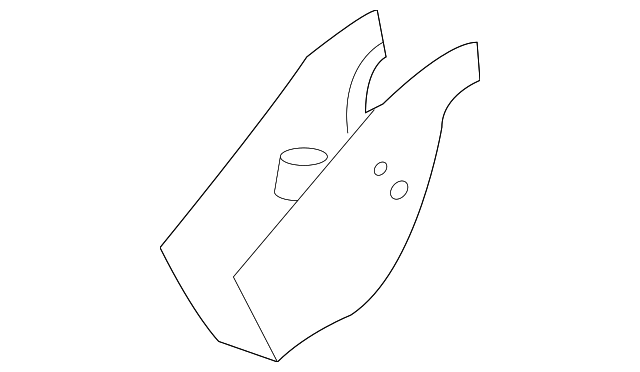 23445745 Деталь FRONT SUPPORT, RIGHT