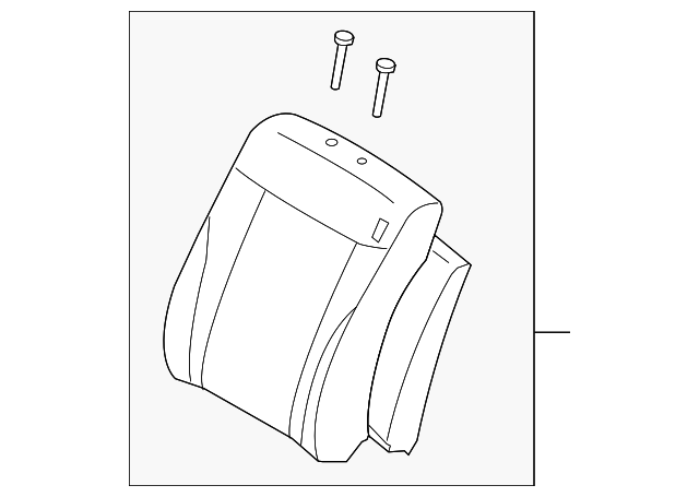 88300-3F300GH3 Деталь SEAT BACK ASSY
