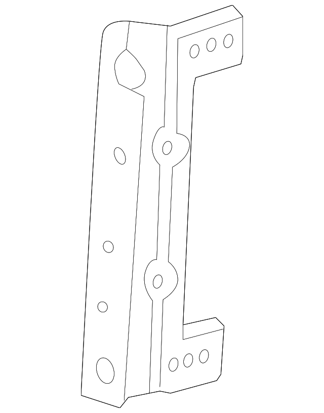 23455460 Деталь INTERCOOLER SIDE BRACKET, RIGHT