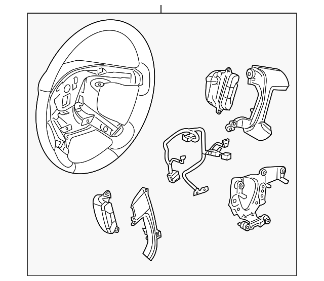 25961521 Деталь STEERING WHEEL