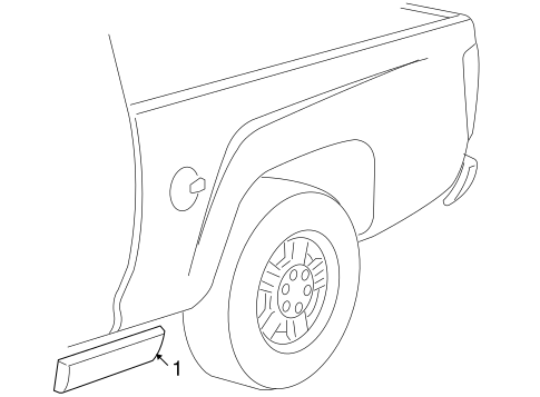 i-290 EXTERIOR TRIM - PICK UP BOX