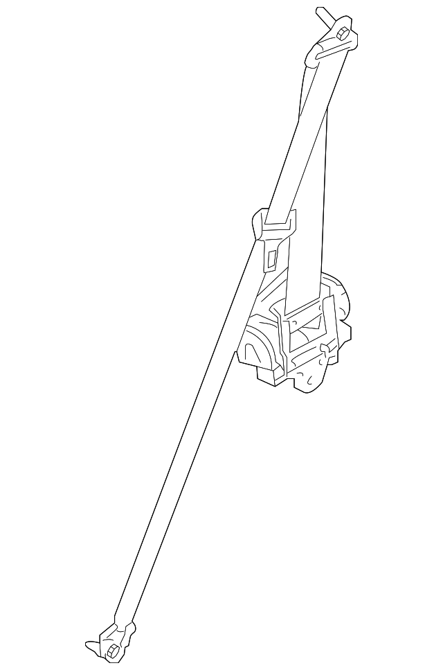 86884-CD040 Деталь BELT & RETRACTOR, RIGHT