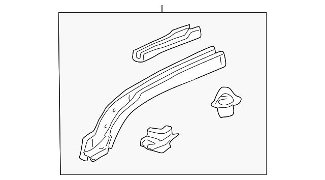 3L8Z7810124BA Деталь SIDEMEMBER, RIGHT