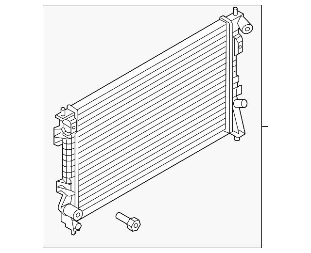 EB5Z-8005-G Деталь RADIATOR