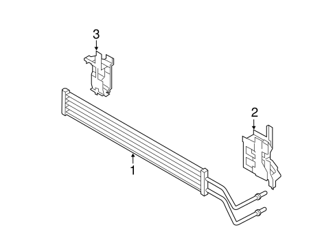 750i POWER STEERING OIL COOLER