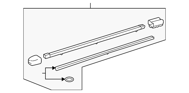 9068500168 FRONT RAIL, RIGHT