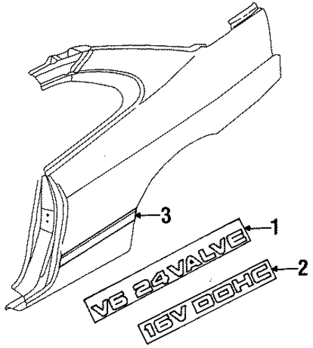 Avenger EXTERIOR TRIM - QUARTER PANEL