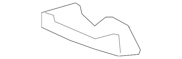 86635-A9000 Деталь LOWER BRACKET, LEFT