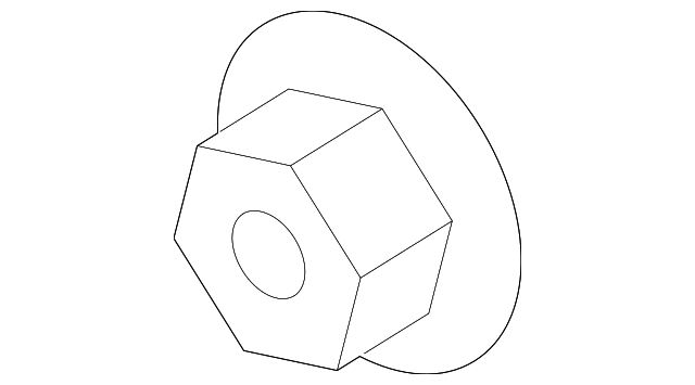 13270-08007B Деталь BUMPER BRACKET NUT, LEFT