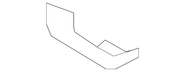 86634-A9000 Деталь IMPACT BAR BRACKET, RIGHT