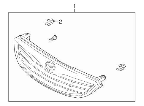 626 GRILLE & COMPONENTS