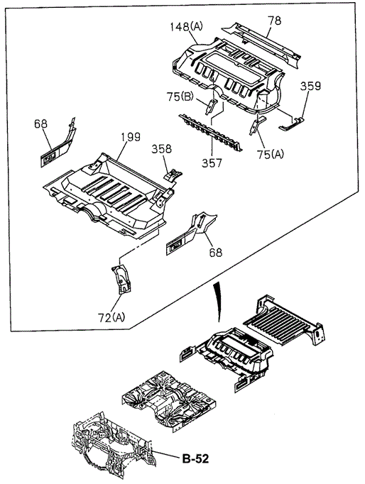 SLX FLOOR PANEL (RR.) (1)