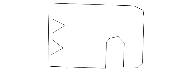 7B0-201-829 Деталь VAPOR CANISTER LOWER BRACKET