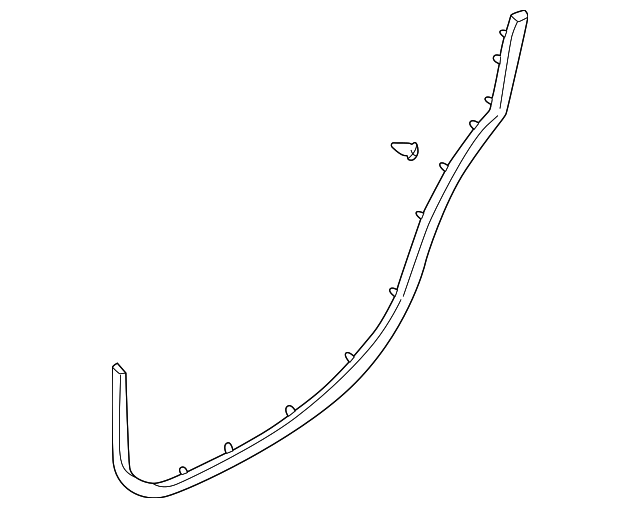 82831-2Y010 Деталь WEATHERSTRIP, LEFT