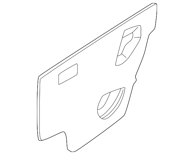 82861-2Y011 Деталь SCREEN, LEFT