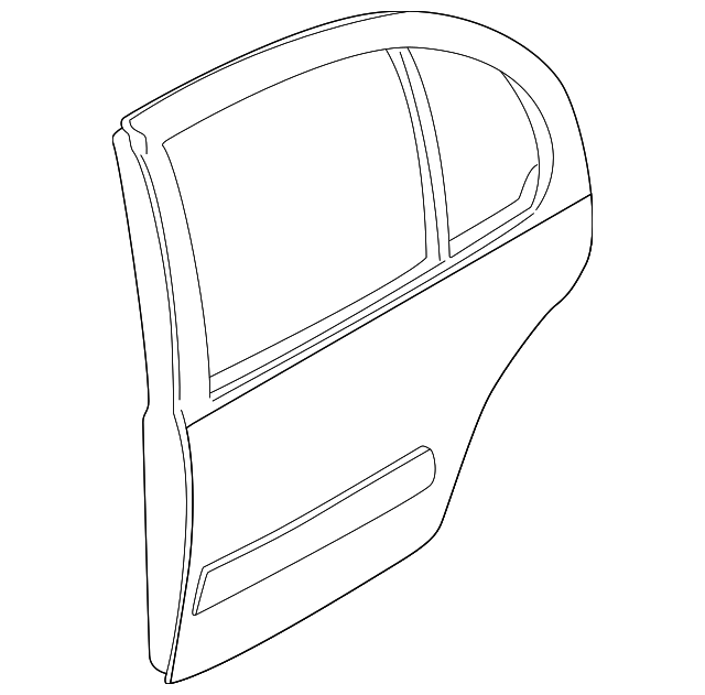 H2100-2Y9CA Деталь DOOR SHELL, RIGHT