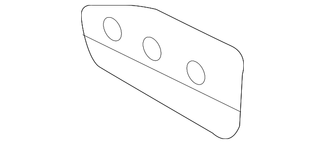 87765-B1000 REAR DEFLECTOR, LEFT