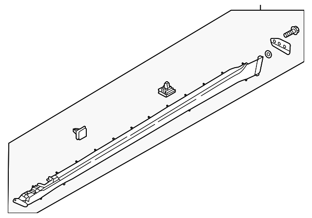 87752-B1001 ROCKER MOLDING, RIGHT