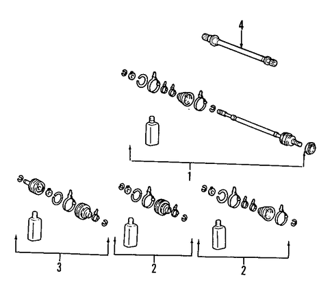Amanti AXLE SHAFTS & JOINTS