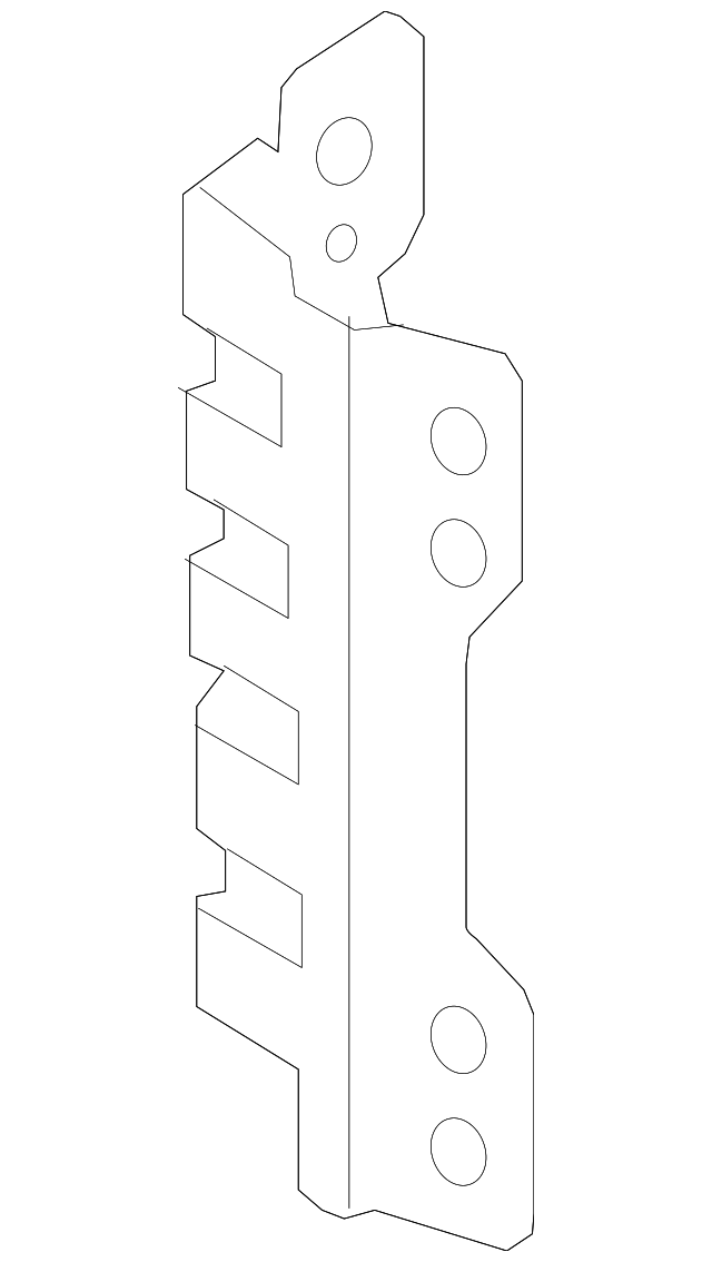 96176-A9100 Деталь RECEIVER MOUNT BRACKET, RIGHT