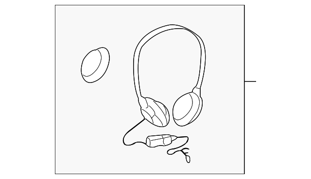 10440840 Деталь HEADPHONE, LEFT