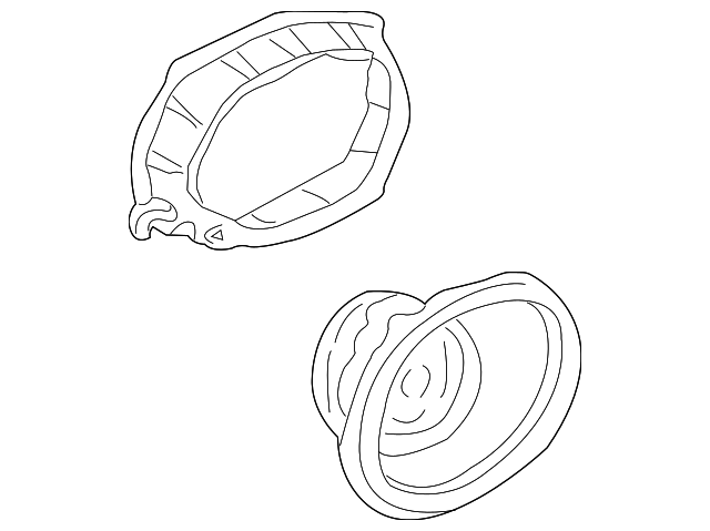 15862262 Деталь QTR PNL SPEAKER, RIGHT